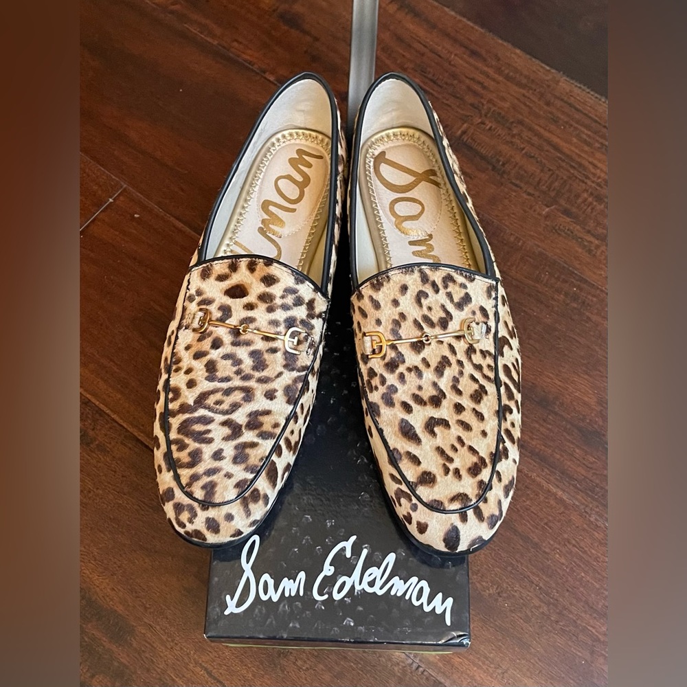Sam Edelman Cheetah Print Loafers